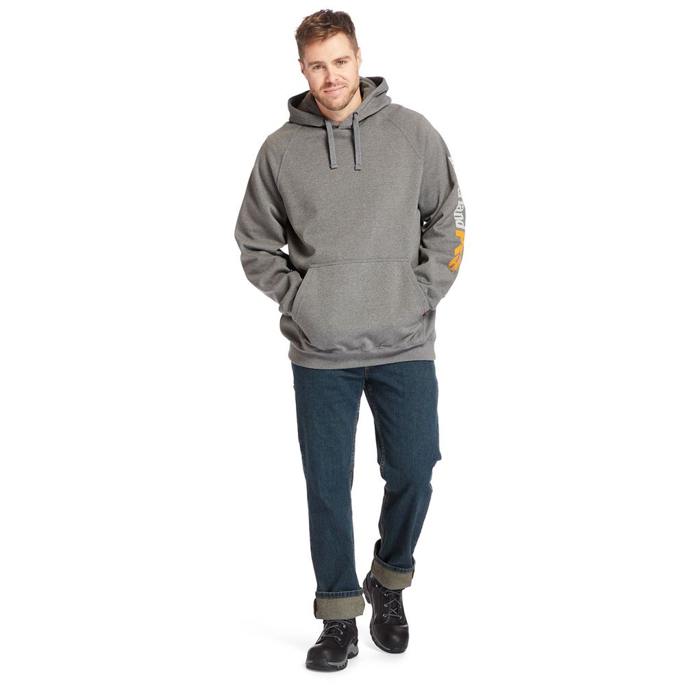 Timberland Mens Sweatshirts PRO® Big & Tall Hood Honcho Sport Hoodie - Dark Grey - India BV2841975